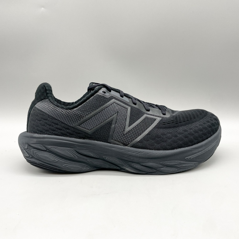 New Balance Mens 12 Fresh Foam X 1080 v14 Running Shoes Black Gorpcore Sporty